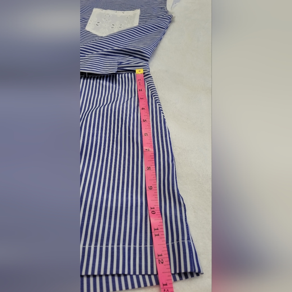 Zara Basic Striped And Embroidery Romer - Picture 11 of 13